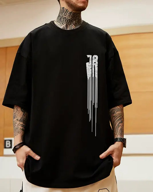 【OUTLET/即納】ドリップロゴワンポイント半袖Tシャツ U2250