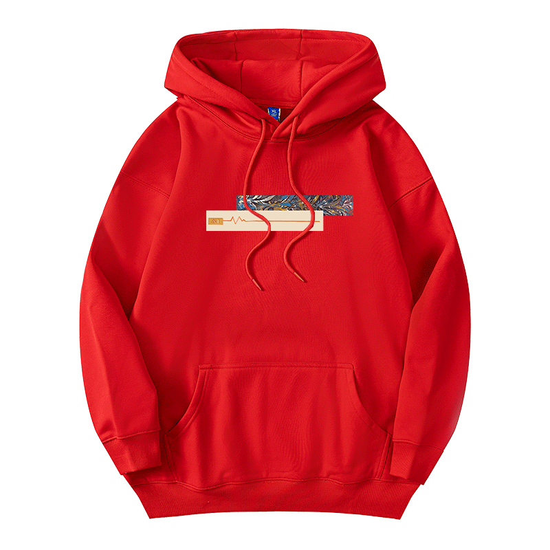 アートラインフロントデザインパーカー U2415