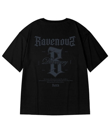 ストリートクラシックフォントアート半袖Tシャツ U2158