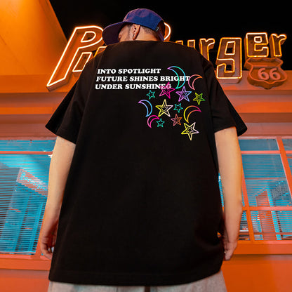 【OUTLET/即納】バックプリントストリート半袖Tシャツ U1856