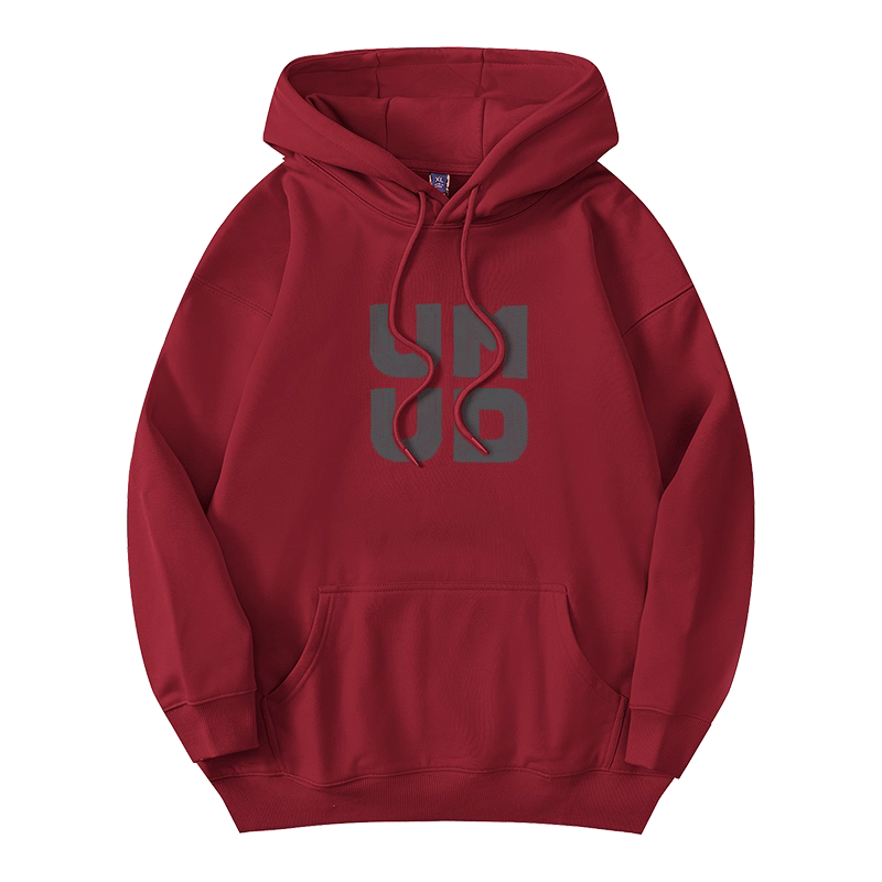 ブロックレターグラフィックプルオーバーパーカー U2391