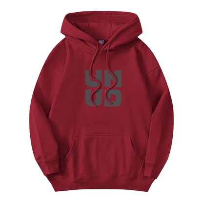 ブロックレターグラフィックプルオーバーパーカー U2391