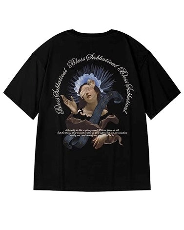 クラシックエンジェルグラフィック半袖Tシャツ U2249