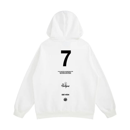 【OUTLET/即納】No.7 デザインプリントパーカー U1467