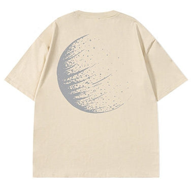 【OUTLET/即納】アブストラクトサークル半袖Tシャツ U2534