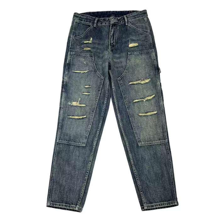 【OUTLET/即納】ダメージデニム ペインターパンツ ジーンズ U1974