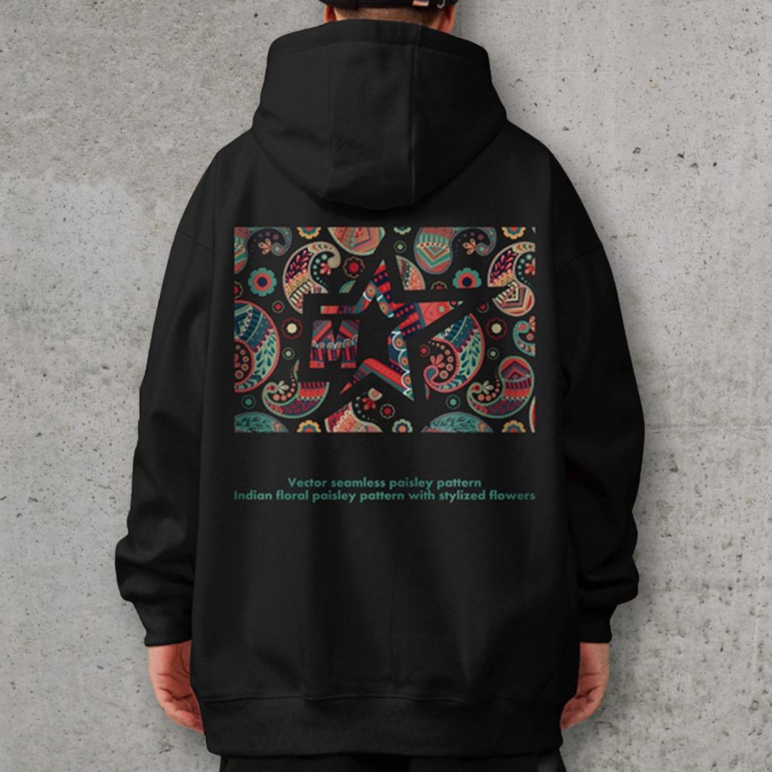 ペイズリーグラフィックパーカー U2381