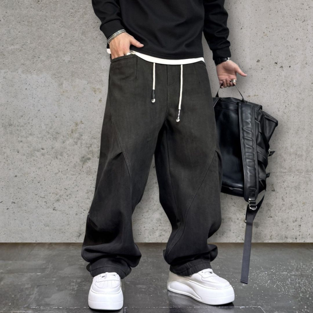 テックシームワイドシルエットパンツ U2544