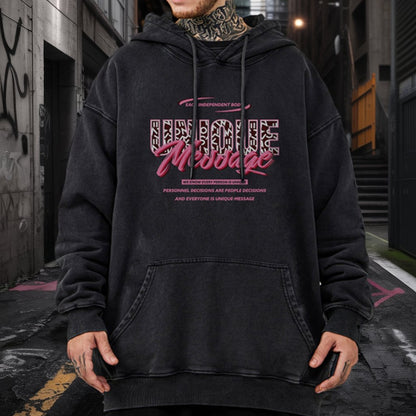 モダングラフィックステートメントパーカー U2396