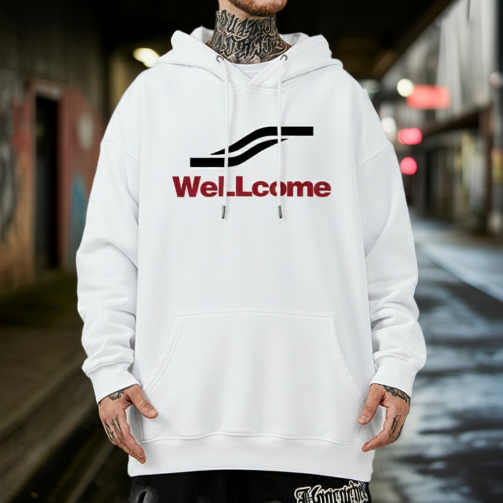 アーバングラフィックモチーフパーカー U2422