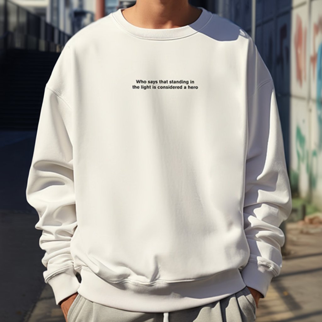 タイポグラフィプリントスウェット U2476