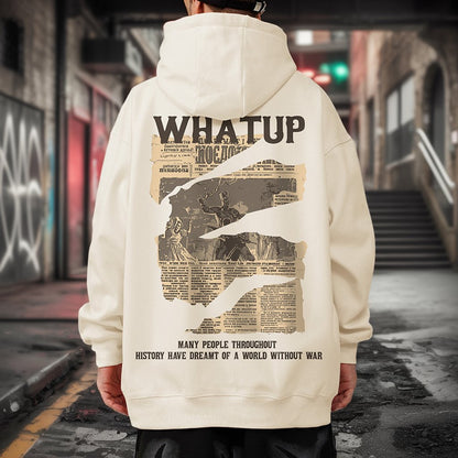 【OUTLET/即納】グラフィックバックプリントパーカー U2397