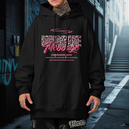 モダングラフィックステートメントパーカー U2396