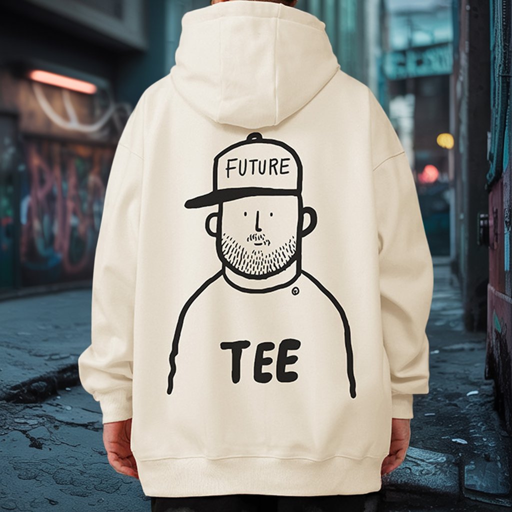 アートラインイラストデザインフーディー U2418