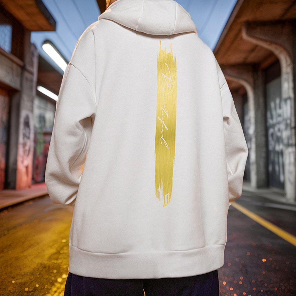 ブラッシュストロークグラフィックパーカー U2496