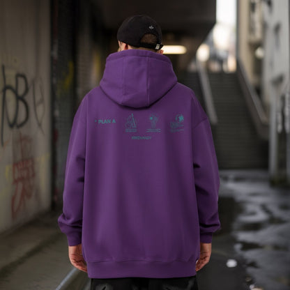 ミニマルプランモチーフパーカー U2423