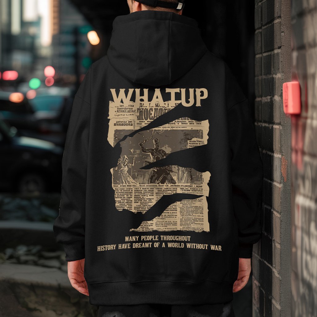 【OUTLET/即納】グラフィックバックプリントパーカー U2397