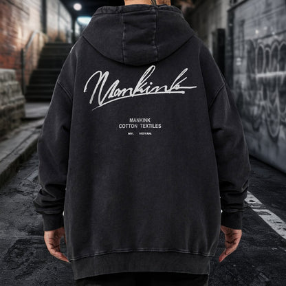 スクリプトロゴバックプリントパーカー U2419