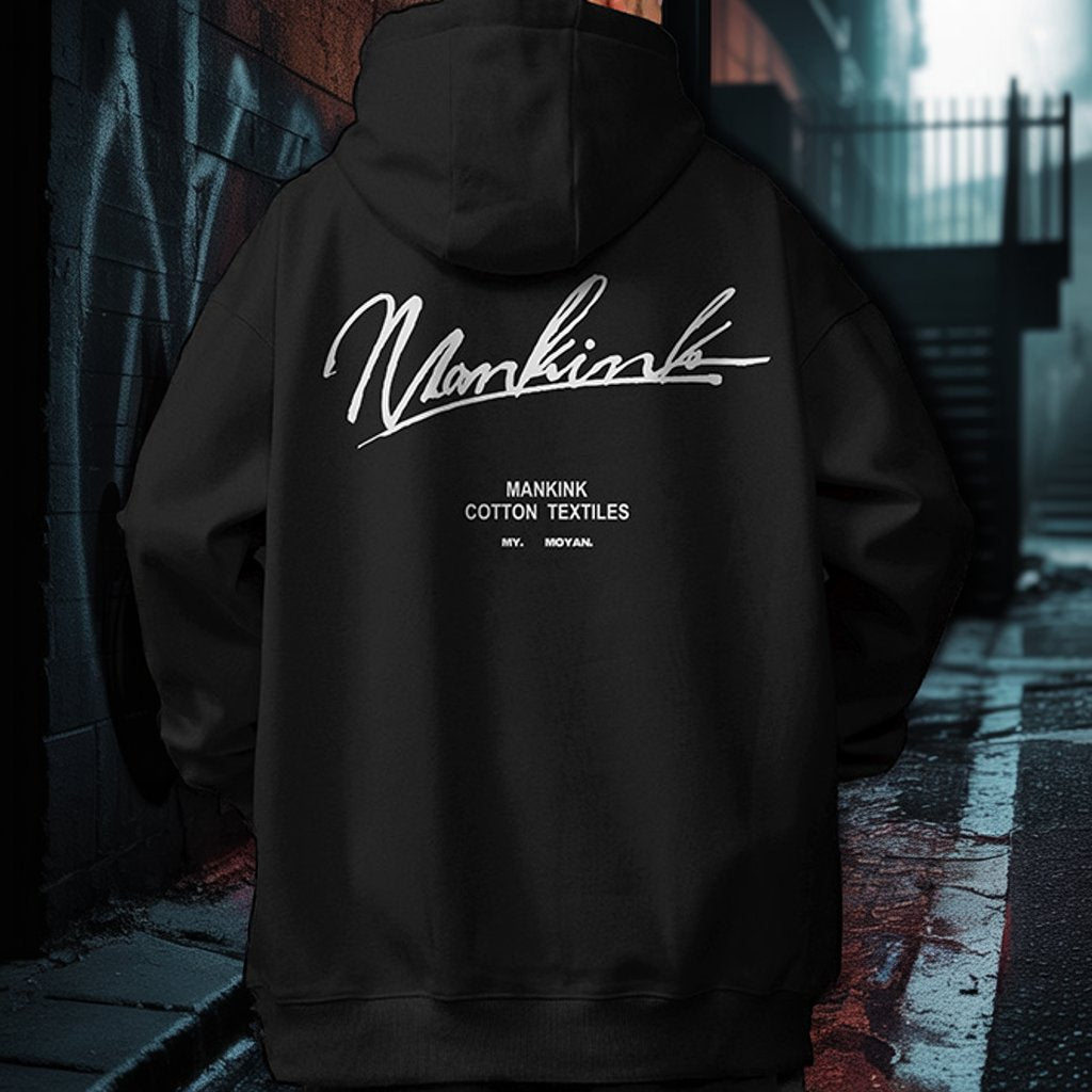 スクリプトロゴバックプリントパーカー U2419