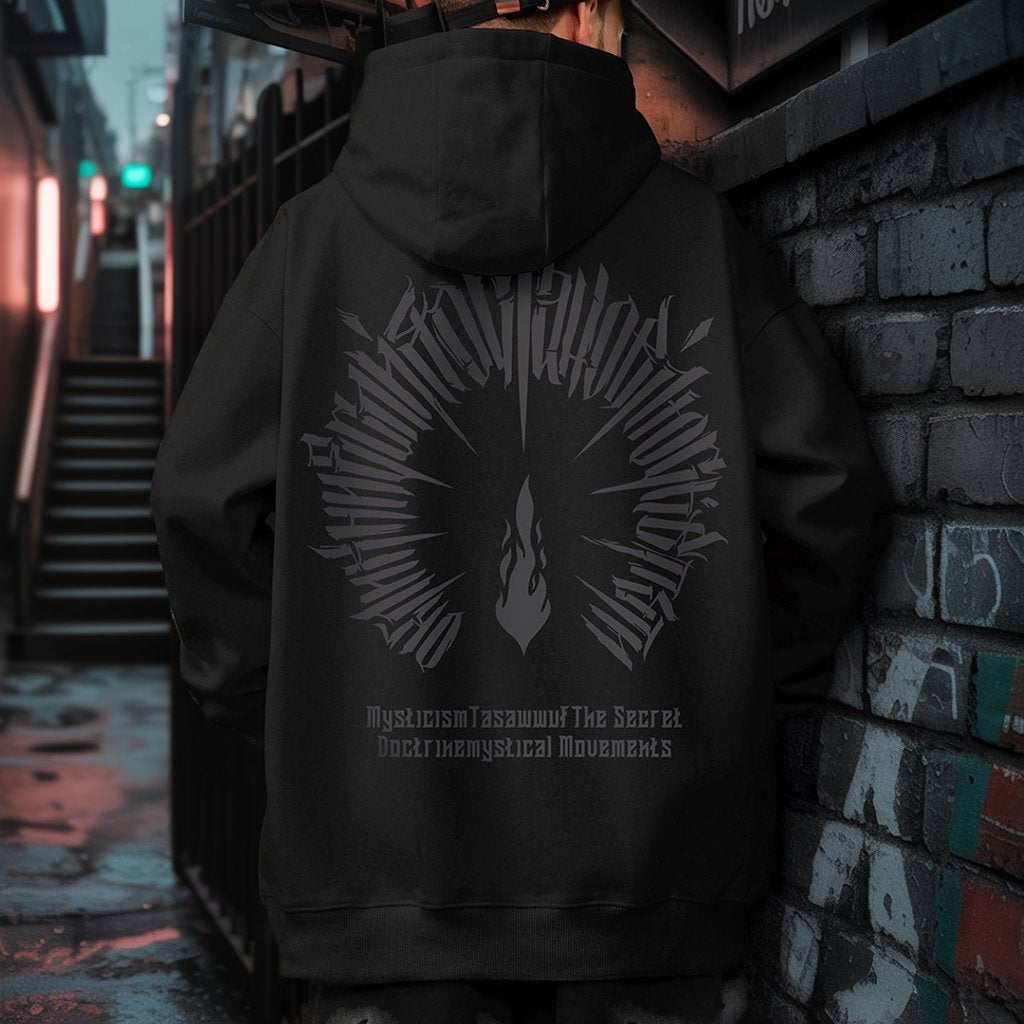 【OUTLET/即納】ミスティックフレイムアートグラフィックパーカー U2390