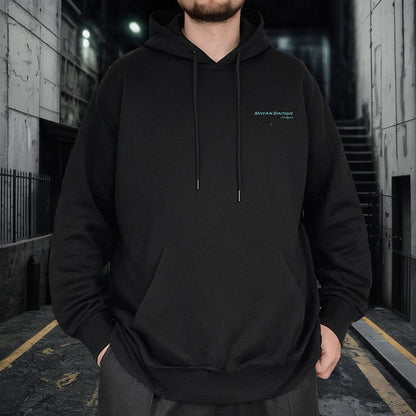 ボールドフェザーバックプリントパーカー U2387