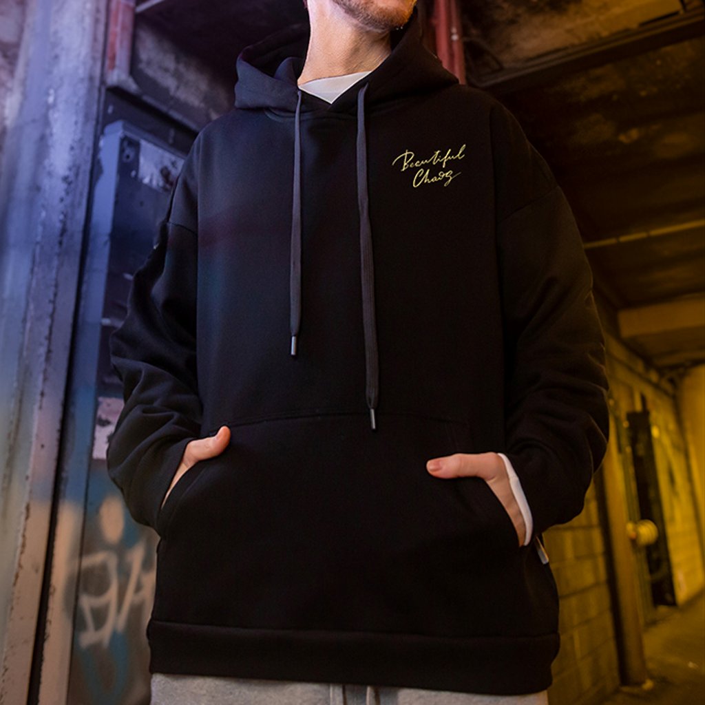 ブラッシュストロークグラフィックパーカー U2496