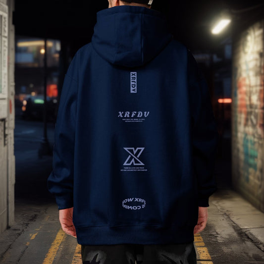 シンプルロゴレタリングデザインパーカー U2388