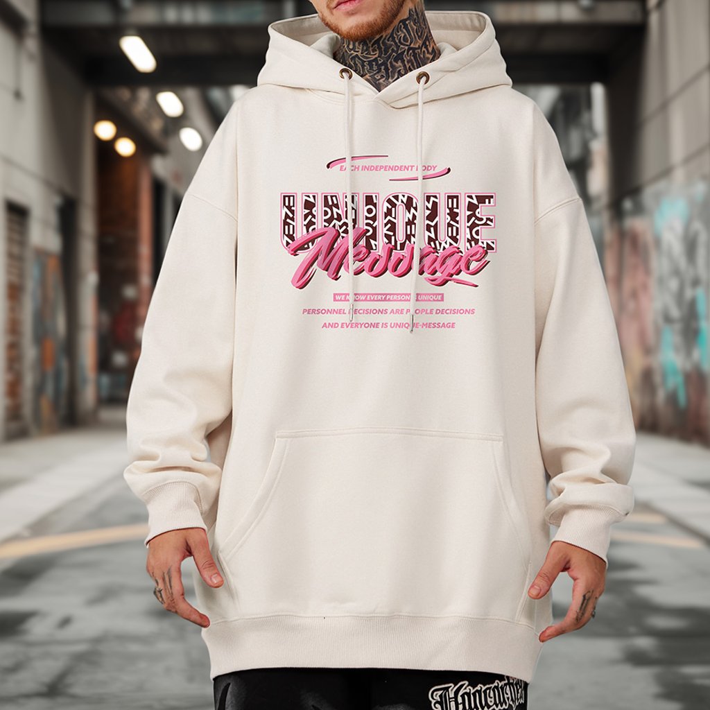 モダングラフィックステートメントパーカー U2396