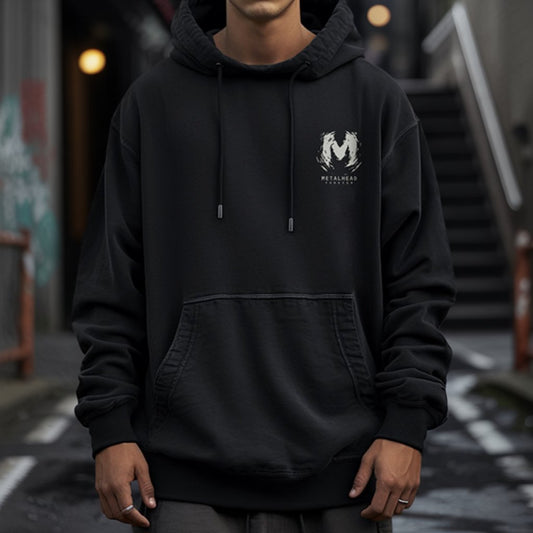 ダークモードグラフィックロゴパーカー U2421