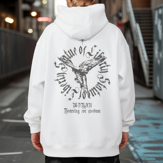 ゴシックエンブレムアートパーカー U2426