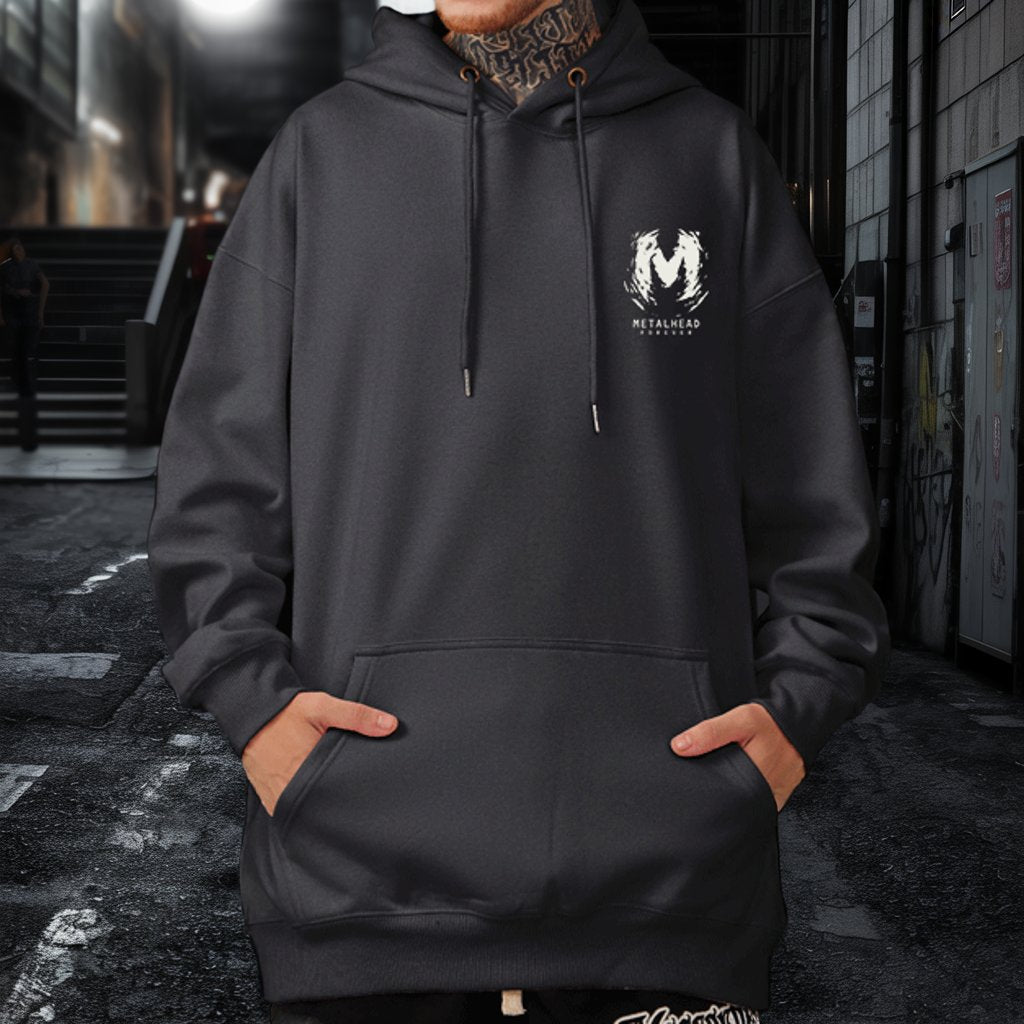 ダークモードグラフィックロゴパーカー U2421