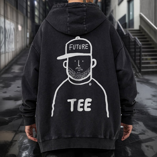 アートラインイラストデザインフーディー U2418