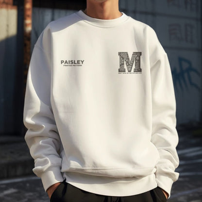 ペイズリーエムロゴプリントスウェット U2469