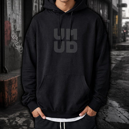 ブロックレターグラフィックプルオーバーパーカー U2391