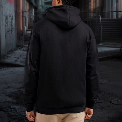 ブロックレターグラフィックプルオーバーパーカー U2391