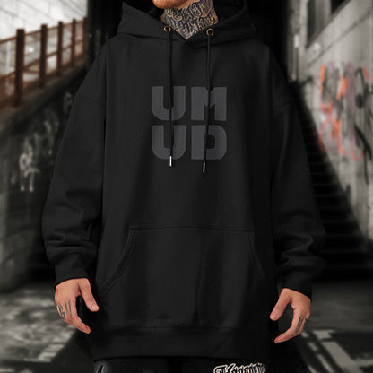 ブロックレターグラフィックプルオーバーパーカー U2391