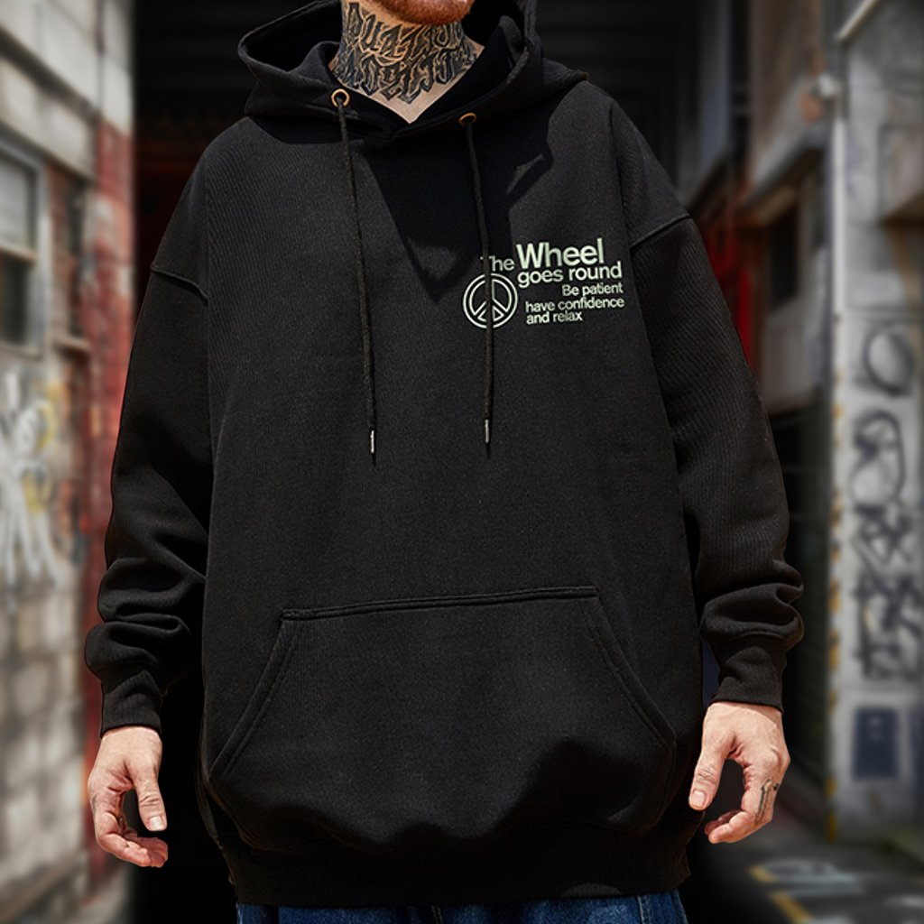 ペイズリーピースグラフィックパーカー U2413 – URBAN GROW