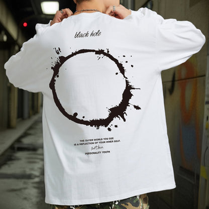 ブラックホール長袖Tシャツ U1684