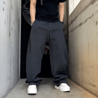 ワイドシルエットドローストリングパンツ U2509