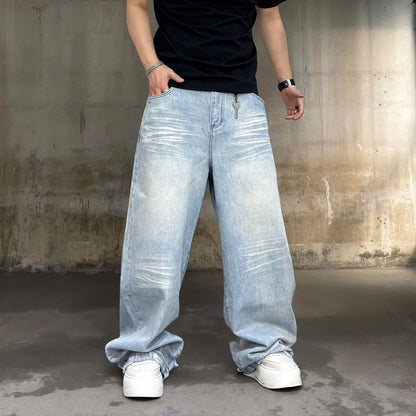 ライトウォッシュワイドデニムパンツ U2506