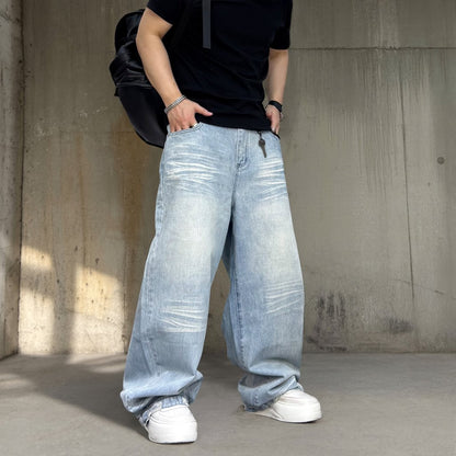 ライトウォッシュワイドデニムパンツ U2506