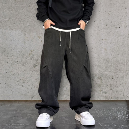 テックシームワイドシルエットパンツ U2544