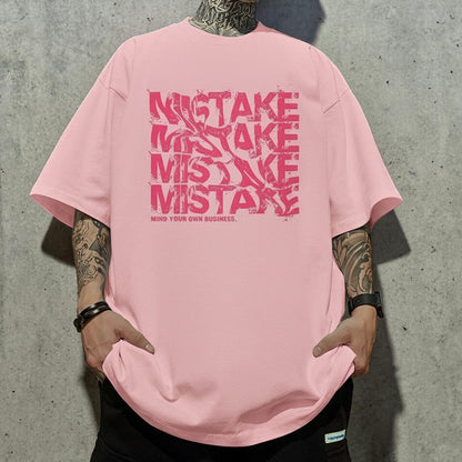 ルーズシルエットプリント半袖Tシャツ U2321