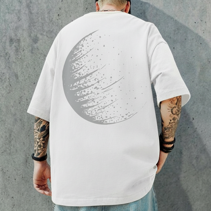 アブストラクトサークル半袖Tシャツ U2534