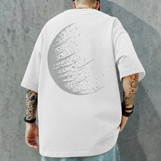 【OUTLET/即納】アブストラクトサークル半袖Tシャツ U2534