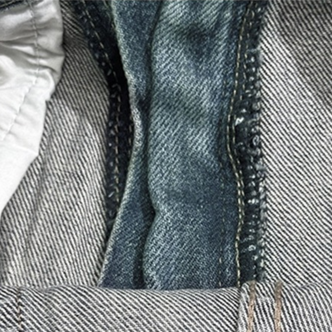 クロスエンブレムフェードデニムパンツ U2514