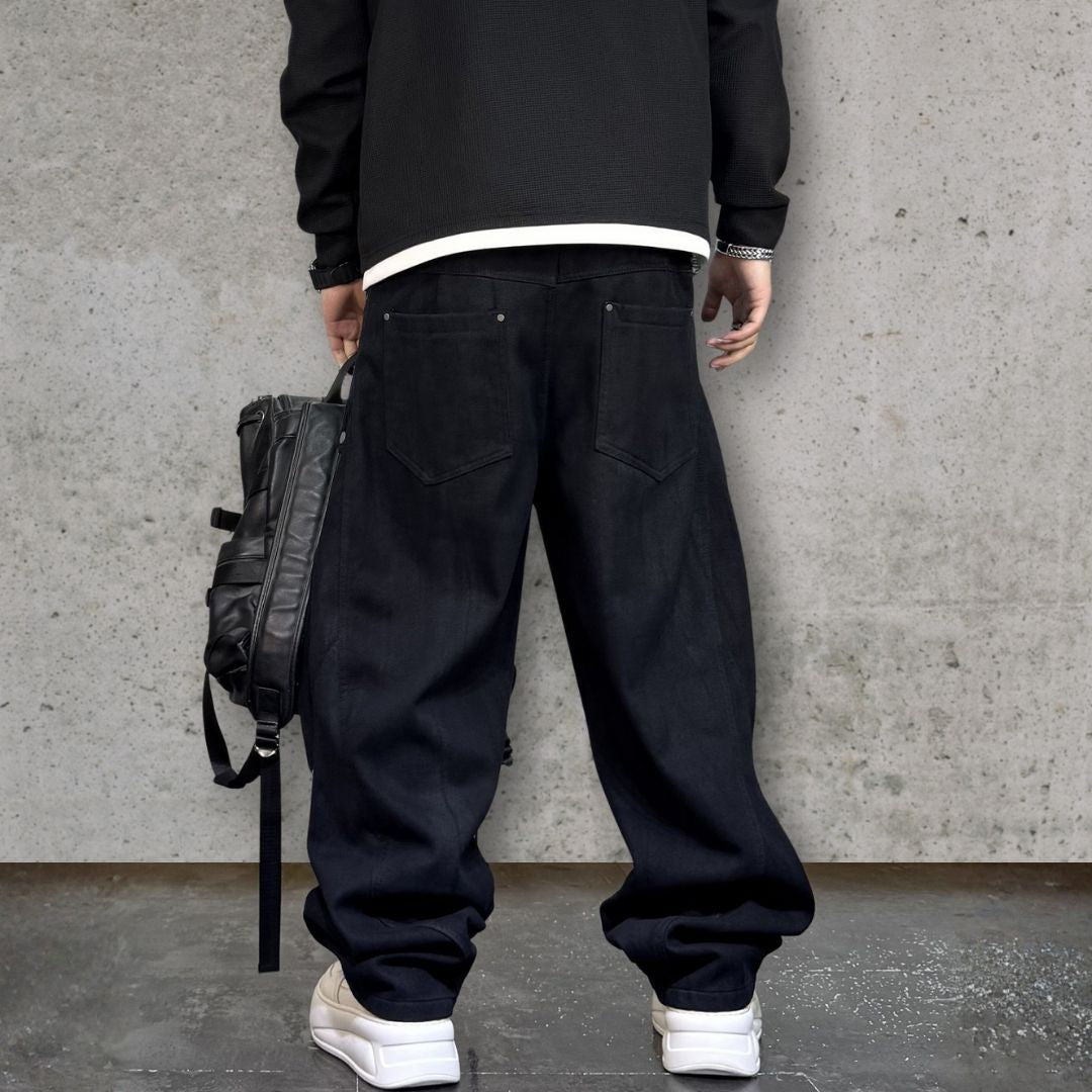 テックシームワイドシルエットパンツ U2544