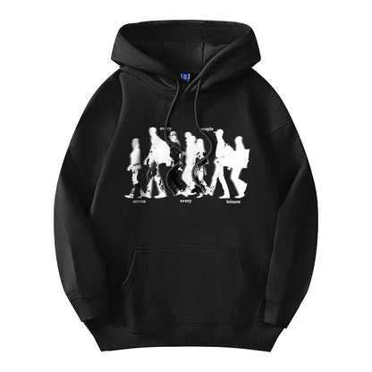 シルエットグラフィックパーカー U2377