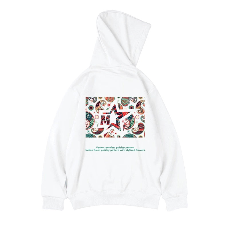 ペイズリーグラフィックパーカー U2381