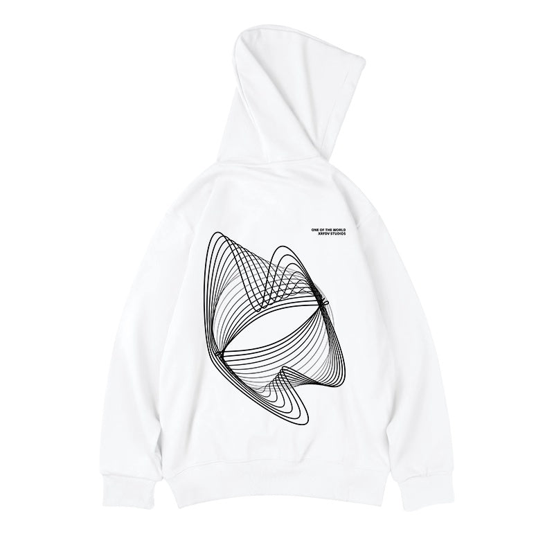 モーションラインアートプリントパーカー U2385 – URBAN GROW